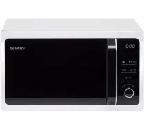 SHARP mikroviļņu krāsns, 20l, 800W balta (R243W)