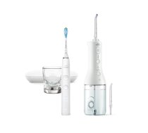 Philips Sonicare Cordless Power Flosser DiamondClean 9000 mutes dobuma irrigators, balts (HX3886/41)