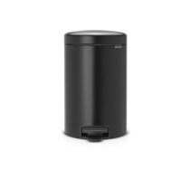 BRABANTIA atkritumu tvertne ar pedДЃli NewIcon, 12 l, Matt Black (113741)