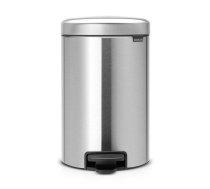 BRABANTIA atkritumu tvertne ar pedДЃli NewIcon, 12 l, Matt Steel (113604)