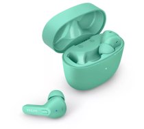 PHILIPS in-ear true bezvadu austiЕ†as ar portatД«vo uzlДЃdes ietvaru, zaДјas (TAT2206GR/00)