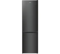 Gorenje Ledusskapis NRK6202EBXL4, 200cm, 235L, 96L, E klase, 38dB, brīvi stāvošs, No Frost, displejs, melns (NRK6202EBXL4)