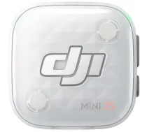 DJI Mikrofona raidītājs Mic Mini 2S CP.RN.00000558, 400m, 11h, 14.5GB, 32 bitu, 48kHz, AI trokšņu slāpēšana, Bluetooth, OsmoAudio (CP.RN.00000558)
