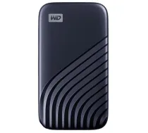 External SSD|WESTERN DIGITAL|My Passport|1TB|USB-C|Write speed 1000 MBytes/sec|Read speed 1050 MBytes/sec|WDBAGF0010BBL-WESN (WDBAGF0010BBL-WESN)