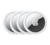 Apple AirTag (2. paaudze) 4 gab. iepakojums MFEA4ZM/A, 11,8 g, CR2032, IP67, Bluetooth, NFC, iebūvēts skaļrunis, akselerometrs (MFEA4ZM/A)