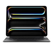 Apple Magic Keyboard iPad Pro 13 collu (M4) MWR53Z/A, QWERTY, melna, USB-C, 14 funkciju taustiņi, haptiskais skārienpanelis (MWR53Z/A)