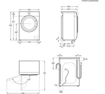Electrolux PerfectCare 600 EW6SM504W veļas mašīna, 4kg, 1000 apgr./min, 35l, 55kWh/100 cikli, LED displejs, atliktais starts (EW6SM504W)