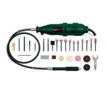Lund GRF 79314, rotācijas instruments, 135W, 230V, 50Hz, 10000-35000min⁻¹, 2.3/3.2mm, IP20, urbšana, griešana, slīpēšana (79314)