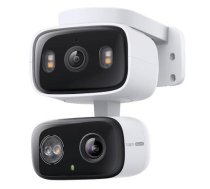 Tp-Link iekšējā/ārējā divu objektīvu pan/tilt WI-FI novērošanas kamera TAPO C246D, 2K 3MP, 125° FOV, 6mm, 15 fps, 2 virzienu audio (TAPO C246D)