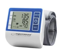 Esperanza asinsspiēdiena mērītājs ECB001, 0-300 mmHg, 40-199 impulsi/min, 90 ieraksti, LCD 40x40mm, IHB funkcija (ECB001)