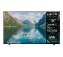 Tcl televizors 115C7K 115" 4K Ultra HD, QD-Mini LED, 3000 cd/m², 144Hz, Smart TV, Dolby Vision IQ, Onkyo 4.2.2 (115C7K)