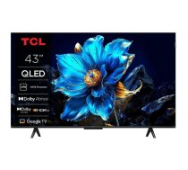 Tcl televizors 43T69C 43" 4K Ultra HD, LCD, 3840 x 2160, PPI 3400, 350 cd/m², Smart TV, Wi-Fi, Bluetooth, 3 HDMI, 2 skaļruņi (43T69C)