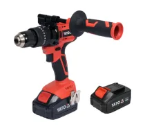 Yato triecienurbjmašīna YT-82791, 18V, 75 Nm, 2x3 Ah akumulators, 0-2100 min⁻¹, bez oglīšu, IP20 (YT-82791)