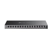 TP-LINK Omada SG2016P komutators, 16x Gigabit, 8x PoE+, 120W, 32 Gbps, VLAN, ACL, QoS, bez ventilatora (TL-SG2016P)