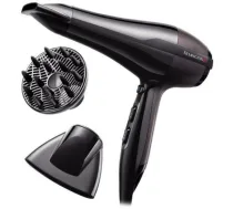 Remington Matu žāvētājs AC5999, 2300 W, melns, 3 siltuma iestatījumi, 2 ātruma iestatījumi, difuzors, jonizācija, koncentrators (AC5999)