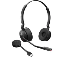 Jabra Engage 55 SE 9659-430-111, divkanālu austiņas, USB-C, 32 Ω, 13h, 150m, DECT, Microsoft Teams, trokšņu slāpēšana (9659-430-111)