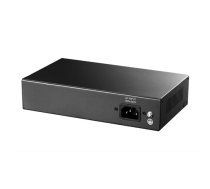 Cudy FS1006P tīkla slēdzis, 6 porti, 4×PoE+ 30W, 65W, 802.3af/at, 250m CCTV, watchdog, metāla korpuss (FS1006P)