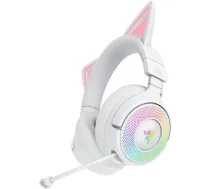 Razer austiņas Kraken Kitty V3 Pro RZ04-05170400-R3M1, 32Ω, 40mm, 98dB, 20-28000Hz, 2.4GHz bezvadu/Bluetooth/USB (RZ04-05170400-R3M1)