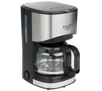 Adler Kafijas automāts AD 4407, 550 W, 0.7 L, Pusautomāts, Melns, Mazgājams filtrs, Antidropju funkcija (AD 4407)