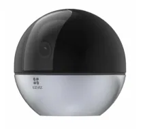 Ezviz E6 CS-E6-V2 iekštelpu 5MP 2K viedā 360° kamera, Wi-Fi/LAN, MicroSD līdz 512GB, nakts redzamība 10m, pelēka (CS-E6-V2)