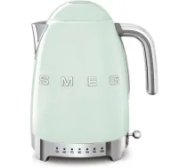 Smeg 50's Style tējkanna KLF04PGEU, 1.7L, 2400W, 220-240V, 7 temperatūras, 360° pamatne, nerūsējošais tērauds (KLF04PGEU)
