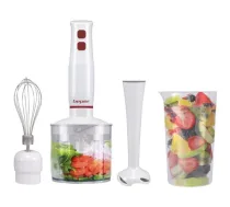 Beper rokas blenderis P102FRU200, 400 W, 2 ātrumi, 3 uzgaļi, 0.7 l mērglāze, 0.5 l smalcinātājs, nerūsējošais tērauds (P102FRU200)
