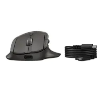 HP Ultra-Fast-Scroll Wireless Mouse 780M B8YX3AA, 6000 DPI, 2.4 GHz, Bluetooth + USB Type-C, 6 pogas, melns, akumulators (B8YX3AA)