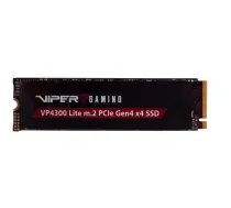 Patriot SSD disks 1TB VP4300 Lite VP4300L1TBM28H, 7400 MB/s, 6400 MB/s, 800 TBW, M.2 2280, PCIe Gen4x4, PS5 saderīgs (VP4300L1TBM28H)