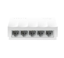 5-Port 10/100Mbps galda slēdzis, TP-Link, LS1005, 5× 10/100Mbps, Fanless, Ārējais barošanas adapteris (LS1005)