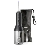 Philips Mutes skalošanas ierīce HX3826/33, melna, uzlādējama, USB, ceļojumu soma, standarta uzgalis, Quad Stream uzgalis (HX3826/33)
