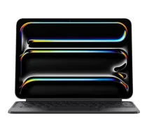 Apple Magic Keyboard iPad Pro 11 collu (M4) MWR23Z/A, QWERTY, melns, USB-C, haptiskais skārienpanelis, apgaismoti taustiņi (MWR23Z/A)