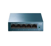 TP-Link LS105G tīkla komutators nepārvaldāms 5× Gigabit 10/100/1000 Mbps bez ventilatora kompakts zils (LS105G)