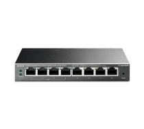 TД«kla pДЃrslД“dzД“js 8 Г— Gigabit RJ45 ar 4 Г— PoE un web-managed TL-SG108PE 4Г—PoE (15.4 W portam) 4Г—bez PoE Gigabit VLAN QoS Melna TP-Link (TL-SG108PE)