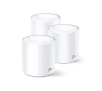 TP-LINK Deco X20, AX1800 bezvadu piekļuves punkts, 1800 Mbps, 2x Gigabit, Wi-Fi 6, Mesh, WPA3, MU-MIMO, OFDMA (DECOX20(1-PACK))