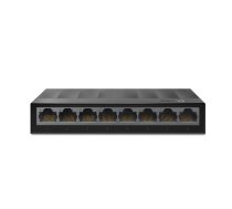 Tīkla pārslēdzējs 8 × Gigabit 10/100/1000 Mbps RJ45 unmanaged LS1008G 8 × 10/100/1000 Mbps Auto MDI MDIX bez ventilatora Melna TP-Link (LS1008G)