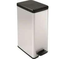 PedДЃДјspainis metalizД“ts Slim Bin 40L sudraba (0802340582)