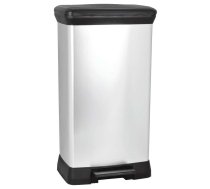 PedДЃДјspainis metalizД“ts Deco Bin 50L sudraba (0802162582)