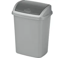 Atkritumu spainis Dominik 10L 20x25x36cm sudraba (0805312877)