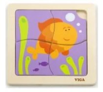 Viga Viga Viga 50144 Puzzle na podkładce - rybka Puzle