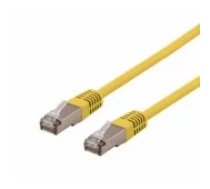 Deltaco Patch cable S/ FTP Cat6 250MHz Deltacertified LSZH 1m yellow aksesuārs