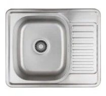 Steiner Steiner sink KEVIN 116 Steinsteel linen with siphon 1-bowl z/ o Virtuves izlietne