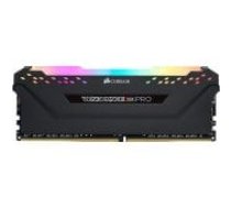Corsair Vengeance RGB Pro Black 8GB DDR4 3200MHZ DIMM CMW8GX4M1Z3200C16 operatīvā atmiņa