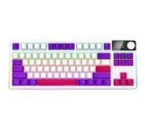 Lorgar KBP70TKLW, Wireless TKL Mechanical Gaming Keyboard Pro White/ Purple klaviatūra