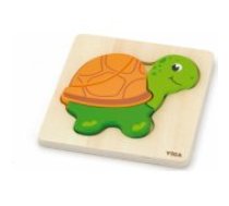 Viga Viga Viga 59933 Pierwsze puzzle maluszka - Żółwik Puzle