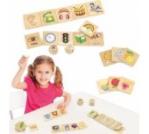 Viga Viga Toys VIGA Educational Learning Jigsaw Puzzle Sort the Senses 37 e Puzle