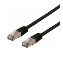 Deltaco Patch cable S/ FTP Cat6 LSZH 250MHz 1.5m black aksesuārs
