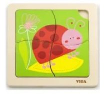 Viga Viga Viga 50140 Puzzle on a pad - ladybug Puzle
