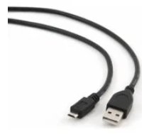 Gembird USB A to Micro B 0.1m Black aksesuārs