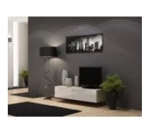 Cama MEBLE VIGO 140 30/ 140/ 40 Sonoma/ White Gloss Mēbeles