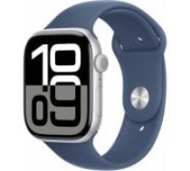 Apple Watch Series 10 Cellular 46mm Silver/ Denim Band - S/ M viedpulkstenis